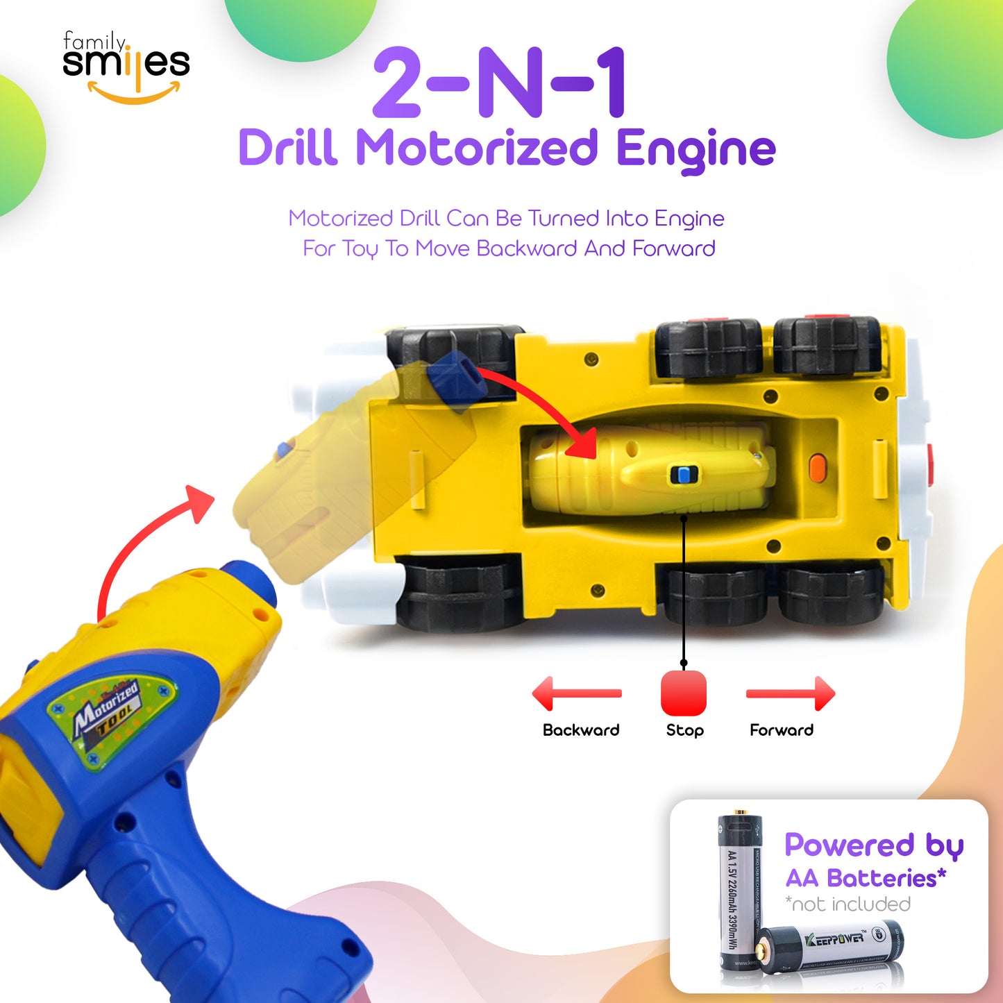 Kids Educational Take Apart Boy Vehicle Toy Construction Developmental STEM Learning Crane Engineering Tools Build Your Own Car Play Set for Children
