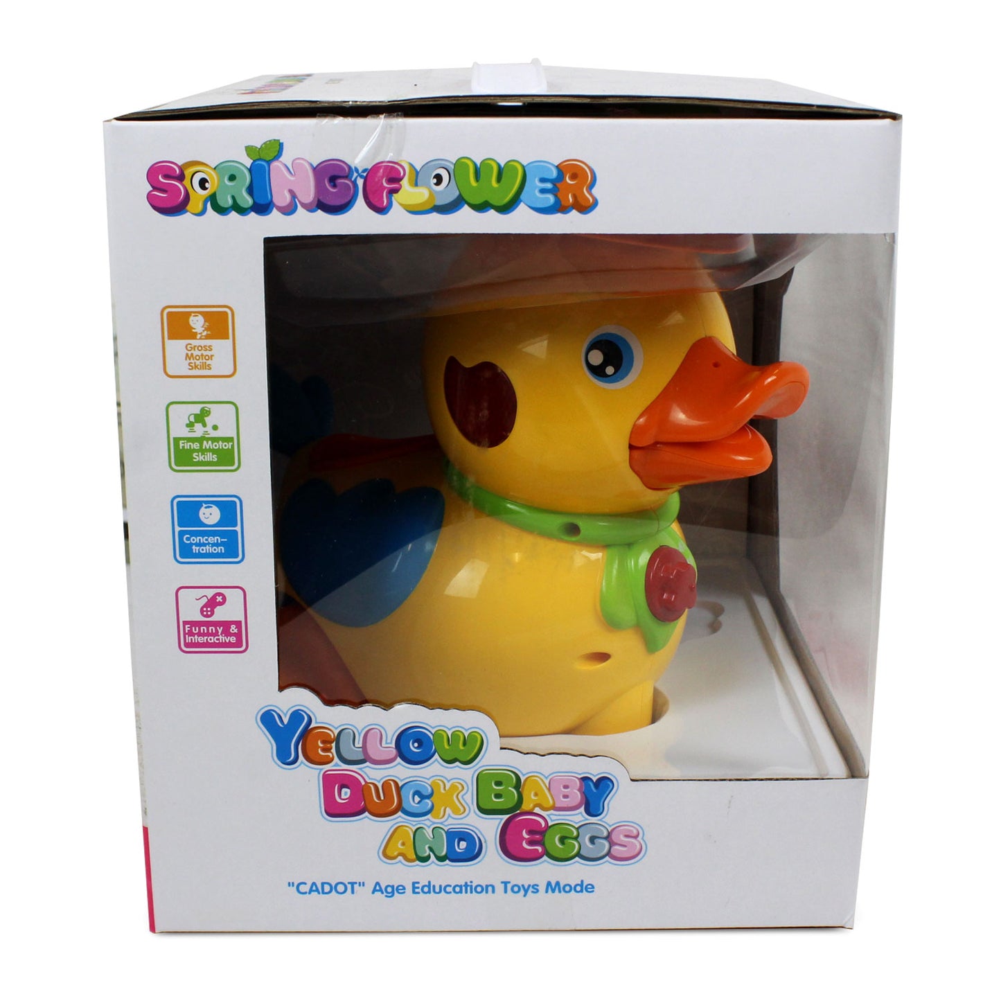 Kids Yellow Ducky Electronic Egg Laying Learning Developmental Toy for Children Boys Girls