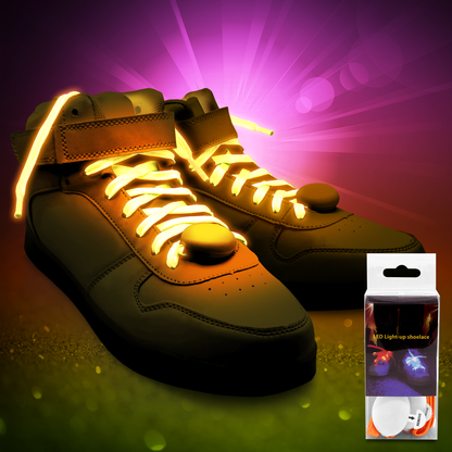 LED Nylon Shoe Laces Luminous Flashing Modes Party Dancing Shoelaces for Boys Girls