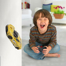 Kids Wall Climbing Remote Control Car for Kids RC Vehicle Toys for Boys 8 - 12 Yellow