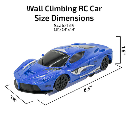 Kids Wall Climbing Remote Control Car for Kids RC Vehicle Toys for Boys 8 - 12 Blue