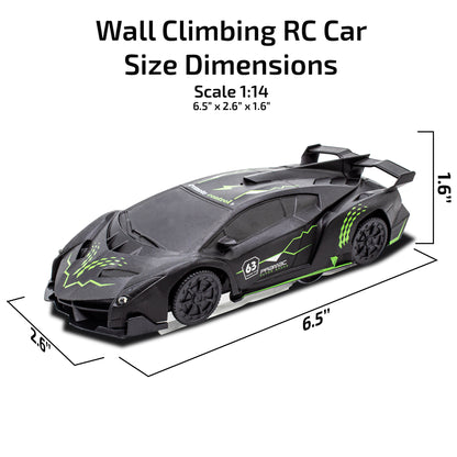 Kids Wall Climbing Remote Control Car for Kids RC Vehicle Toys for Boys 8 - 12 Black