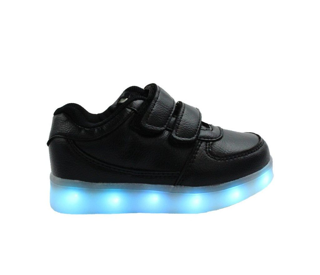 Kids High Top Sport (Black) - LED SHOE SOURCE,  Shoes - Fashion LED Shoes USB Charging light up Sneakers Adults Unisex Men women kids Casual Shoes High Quality