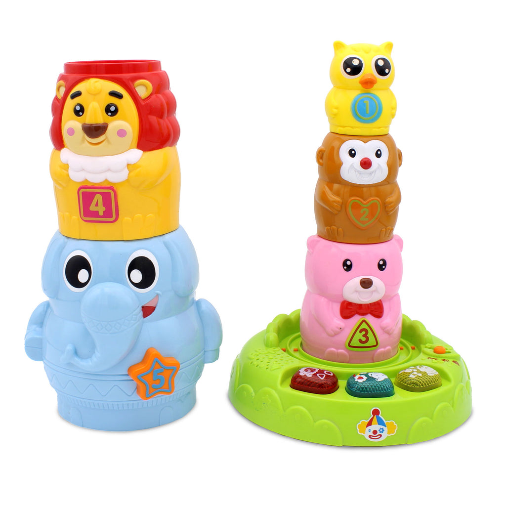 Electronic Circus Animal Stacker Baby Puzzle