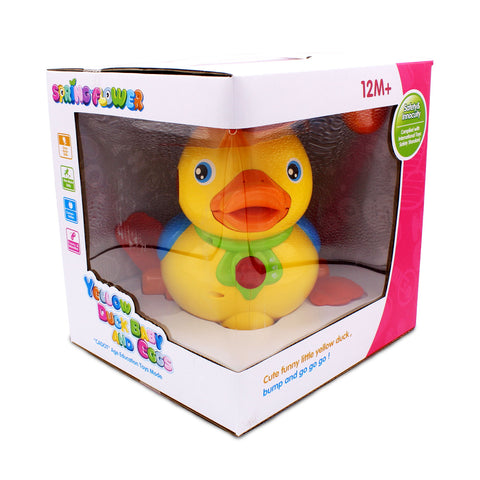 Kids Yellow Ducky Electronic Egg Laying Learning Developmental Toy for Children Boys Girls