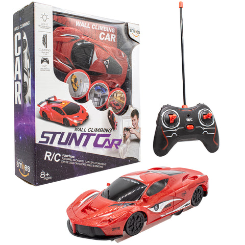 Kids Wall Climbing Remote Control Car for Kids RC Vehicle Toys for Boys 8 - 12 Red