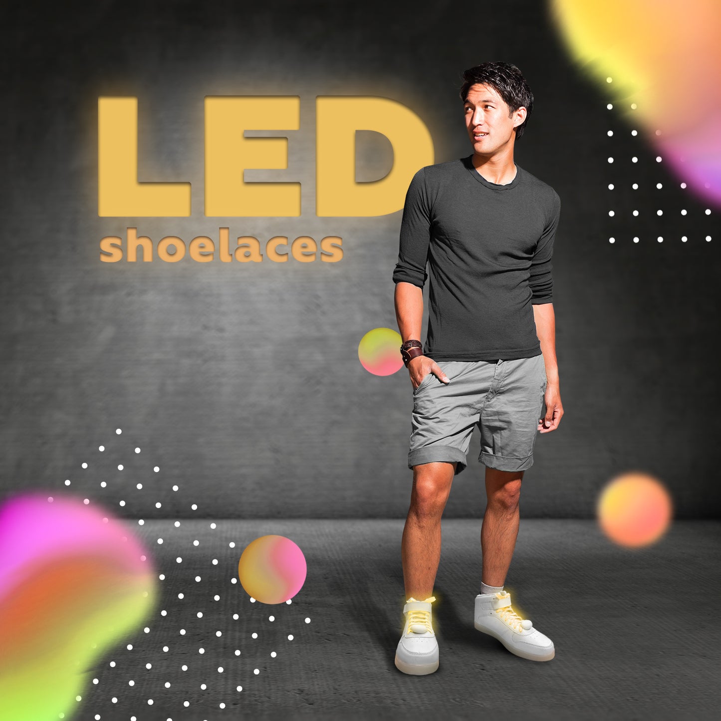 LED Nylon Shoe Laces Luminous Flashing Modes Party Dancing Shoelaces for Boys Girls