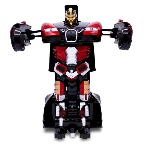 RC Toy Ice Avenger Transforming Robot Red
